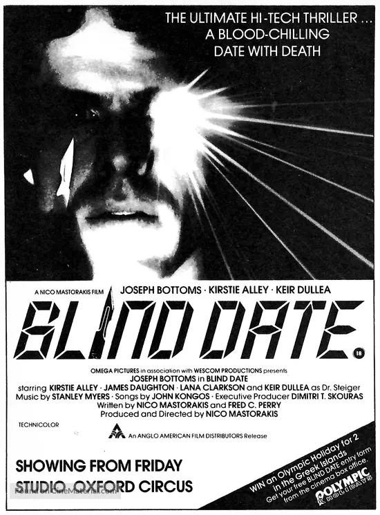 Blind Date - British poster