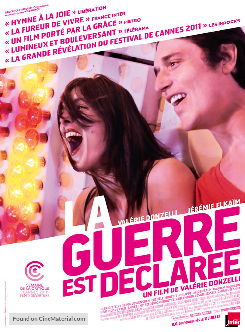La guerre est d&eacute;clar&eacute;e - French Movie Poster