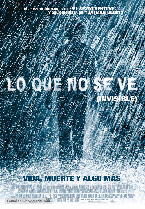 The Invisible - Spanish Movie Poster