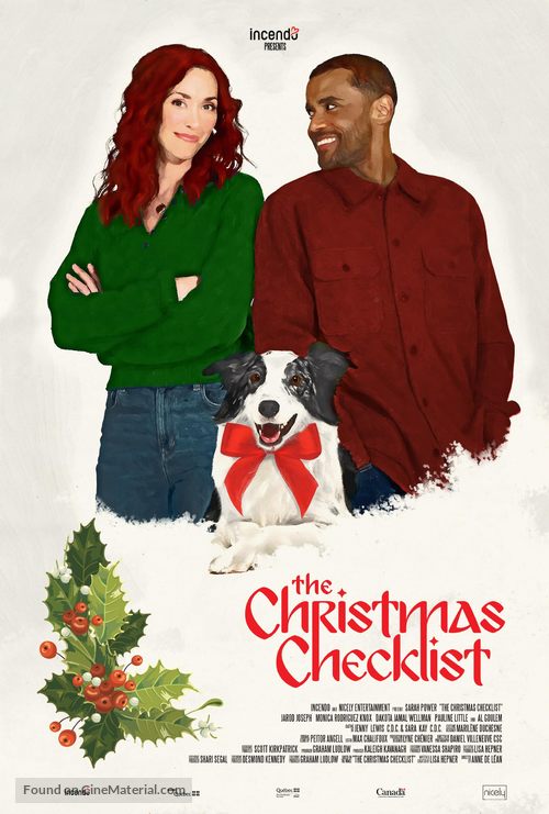 The Christmas Checklist - Canadian Movie Poster