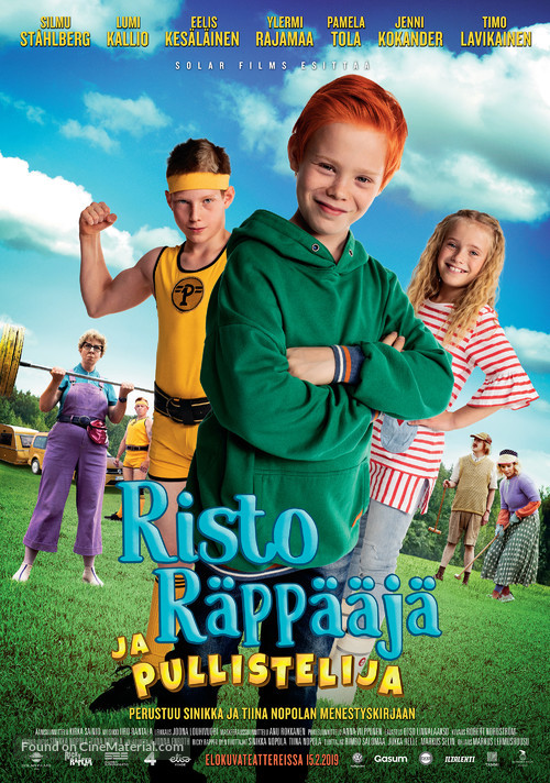 Risto R&auml;pp&auml;&auml;j&auml; ja pullistelija - Finnish Movie Poster