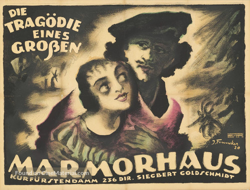Die Trag&ouml;die eines Gro&szlig;en - German Movie Poster