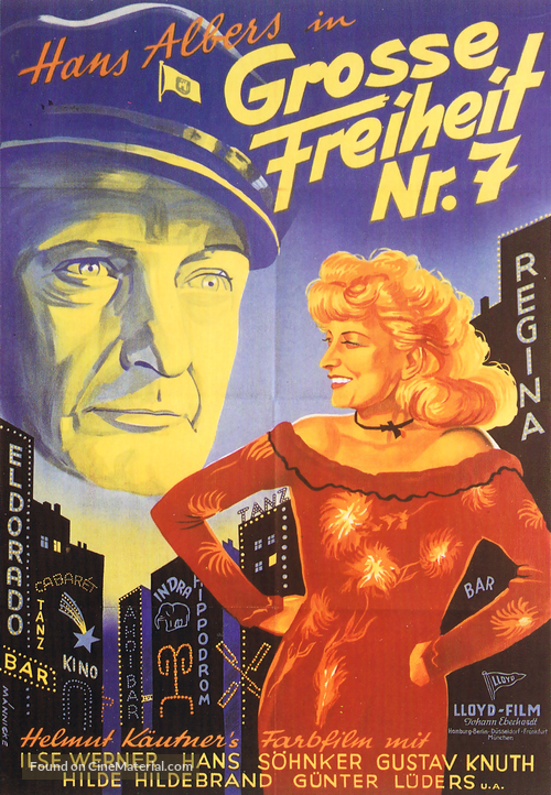 Gro&szlig;e Freiheit Nr. 7 - German Movie Poster