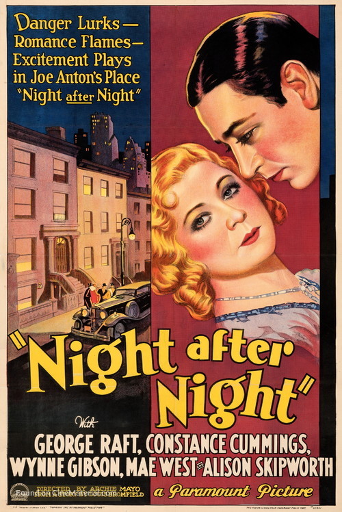 Night After Night - Movie Poster