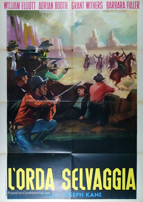 The Savage Horde - Italian Movie Poster