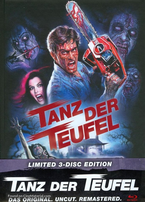 The Evil Dead - German Blu-Ray movie cover
