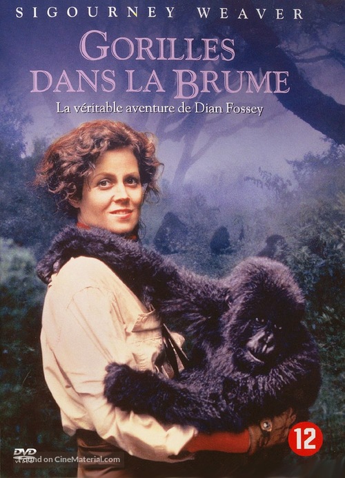 Gorillas in the Mist: The Story of Dian Fossey - Belgian DVD movie cover