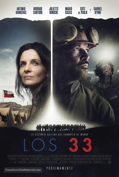 The 33 - Chilean Movie Poster