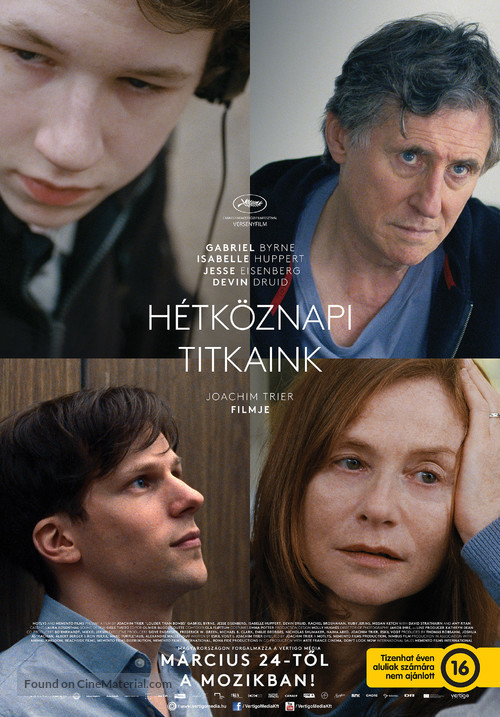 Louder Than Bombs - Hungarian Movie Poster