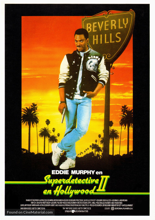 Beverly Hills Cop 2 - Spanish Movie Poster