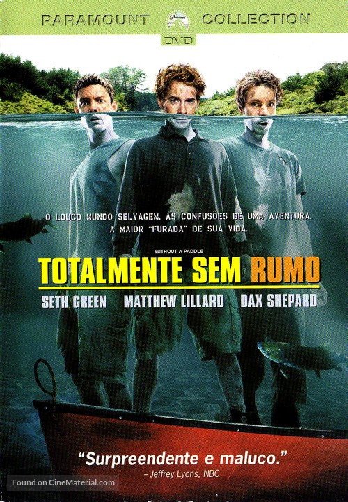 Without A Paddle - Brazilian DVD movie cover