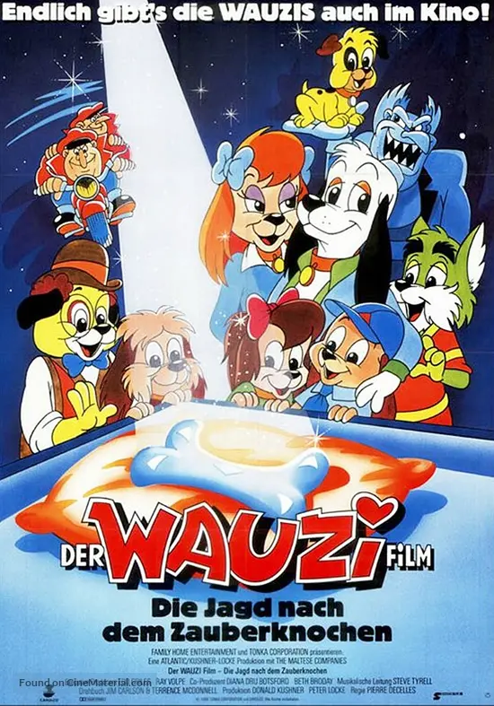 Pound Puppies and the Legend of Big Paw (1988) German movie post...