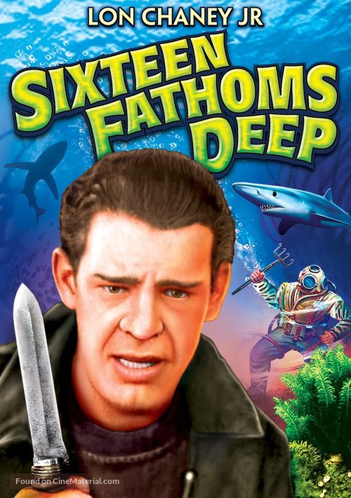 Sixteen Fathoms Deep - DVD movie cover