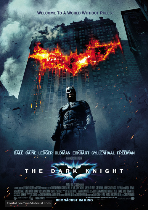 The Dark Knight - German Advance movie poster