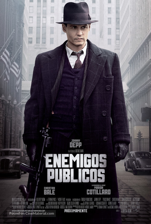 Public Enemies - Argentinian Movie Poster