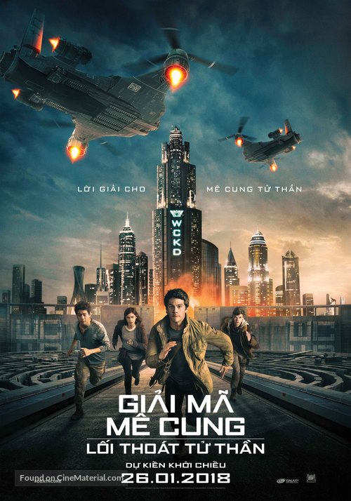 Maze Runner: The Death Cure - Vietnamese Movie Poster