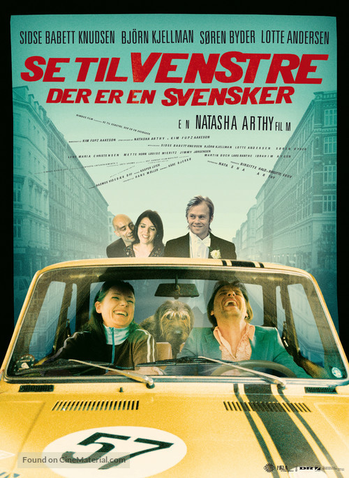 Se til venstre, der er en Svensker - Danish Movie Poster