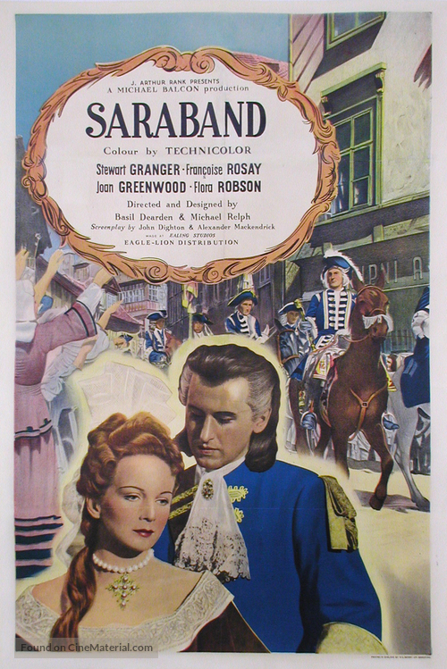 Saraband for Dead Lovers - British Movie Poster