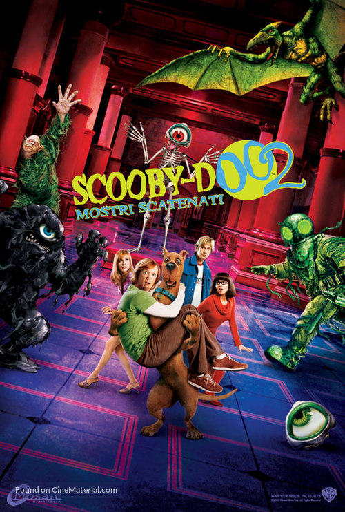 Scooby Doo 2: Monsters Unleashed (2004) Italian movie poster