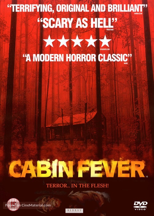 Cabin Fever - British DVD movie cover