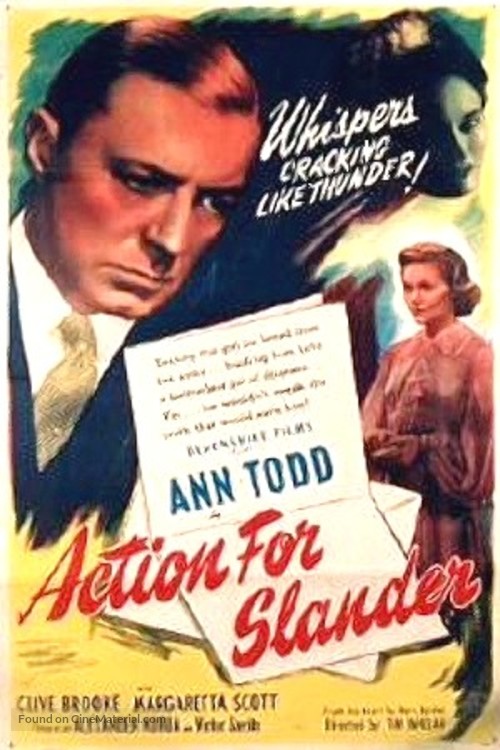 Action for Slander - Movie Poster