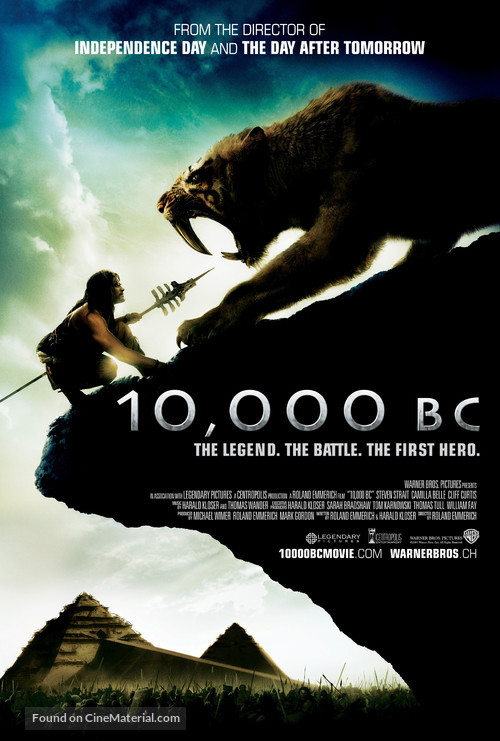 10,000 BC - Swiss Movie Poster