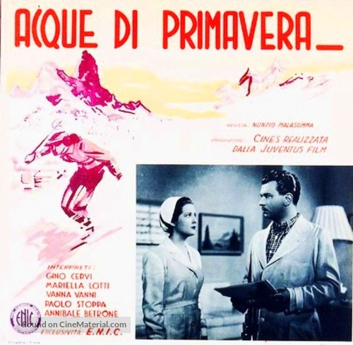 Acque di primavera - Italian Movie Poster