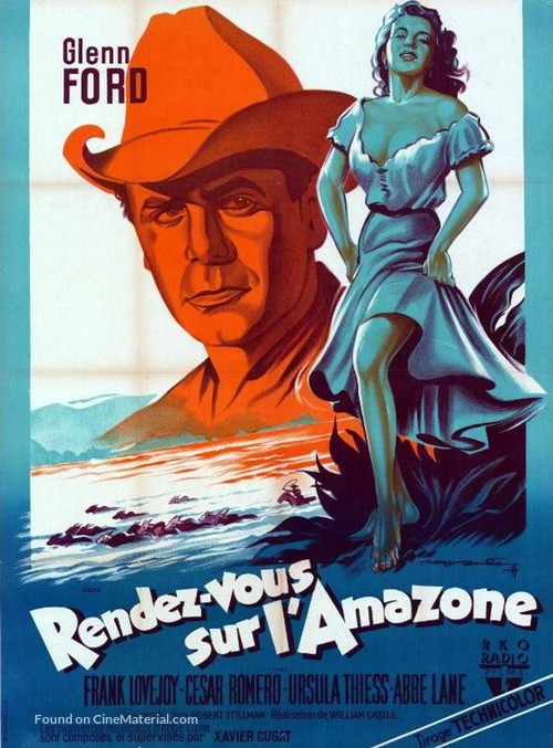 The Americano - French Movie Poster