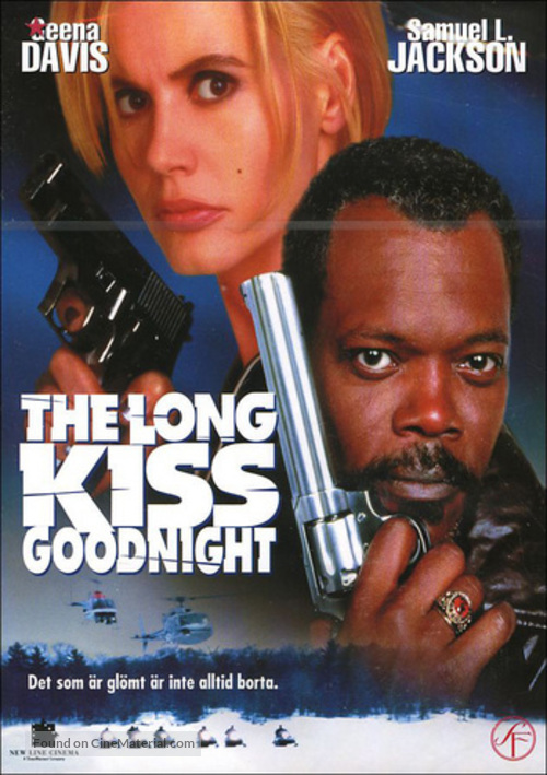 The Long Kiss Goodnight - Swedish Movie Cover