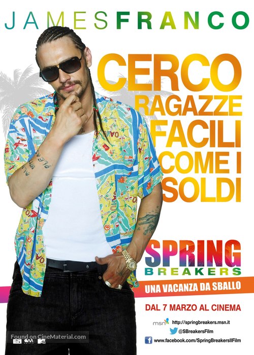 Spring Breakers - Italian Movie Poster