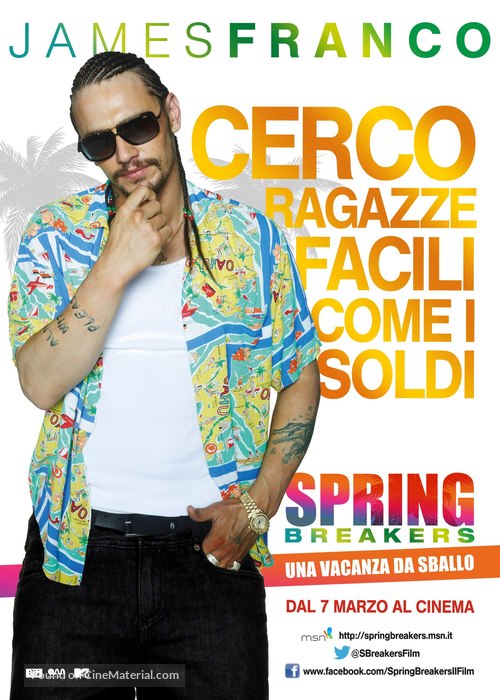 Spring Breakers - Italian Movie Poster