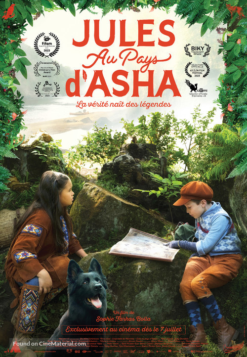 Jules au pays d&#039;Asha - Canadian Movie Poster