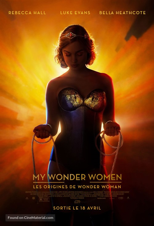 Professor Marston &amp; the Wonder Women - French Movie Poster