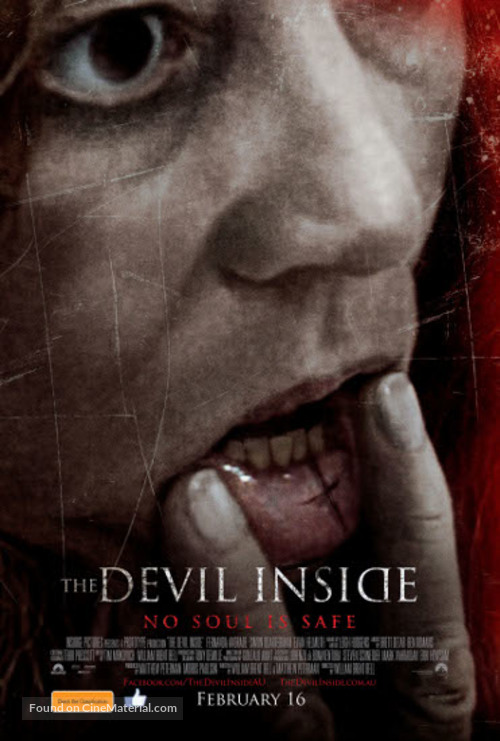 The Devil Inside - Australian Movie Poster