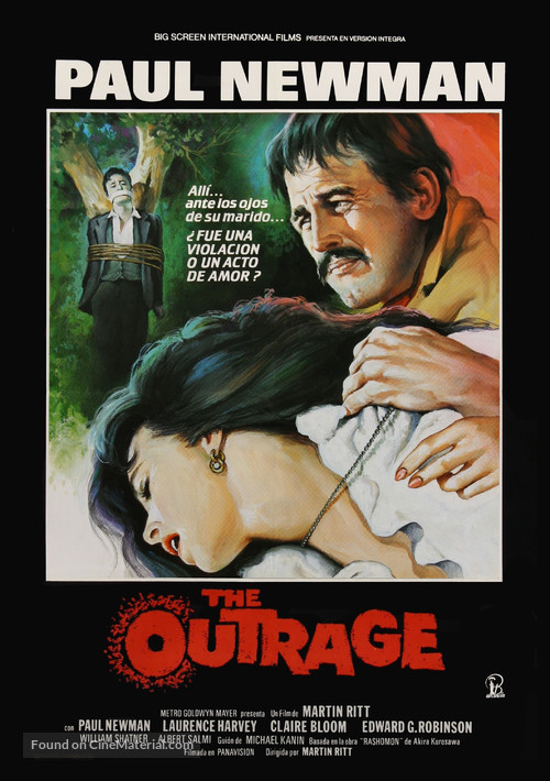 The Outrage - Spanish Movie Poster