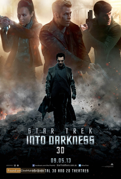 Star Trek Into Darkness - Australian Movie Poster