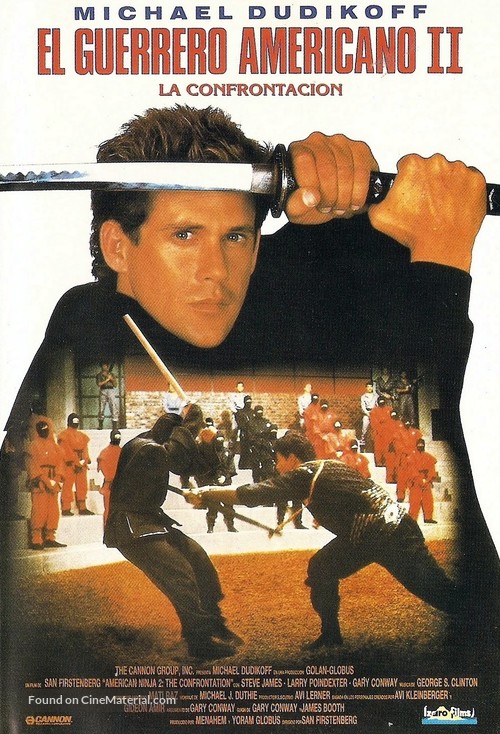 American Ninja 2: The Confrontation - Spanish Movie Poster