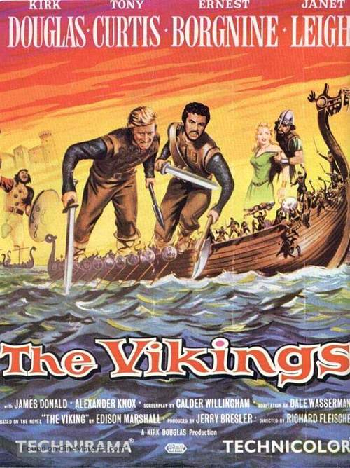 The Vikings - Movie Poster