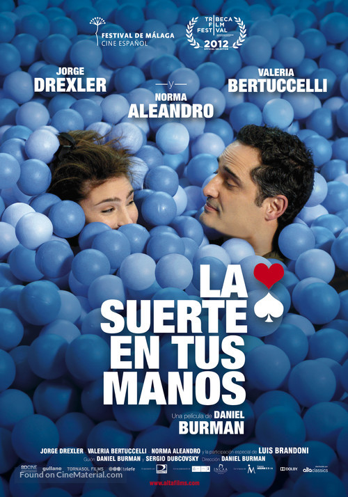 La suerte en tus manos - Spanish Movie Poster
