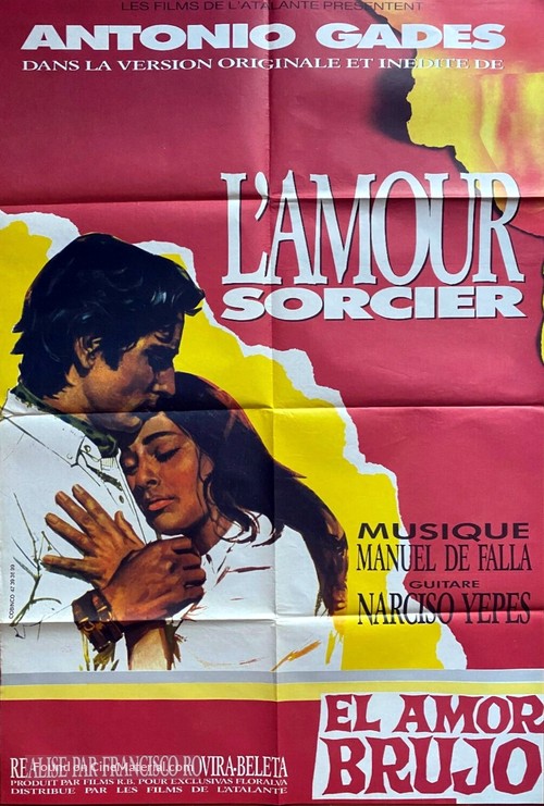 El amor brujo - French Movie Poster