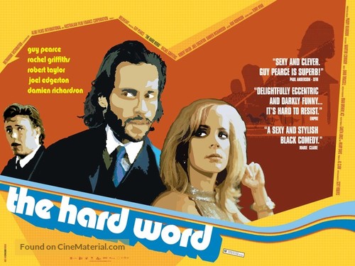 The Hard Word - British Movie Poster
