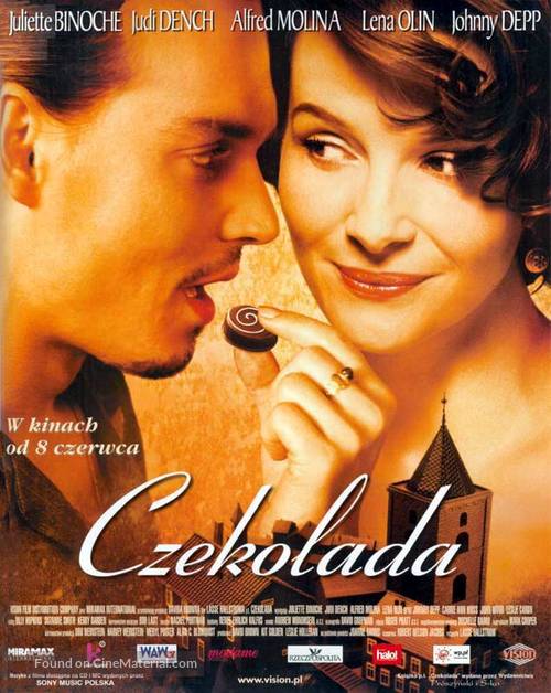 Chocolat - Polish Movie Poster