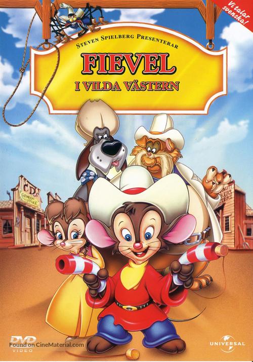 An American Tail: Fievel Goes West - Swedish DVD movie cover
