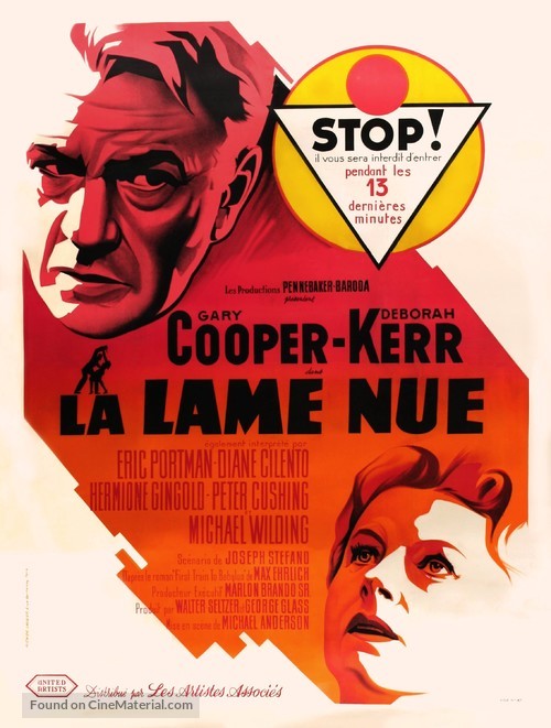 The Naked Edge - French Movie Poster