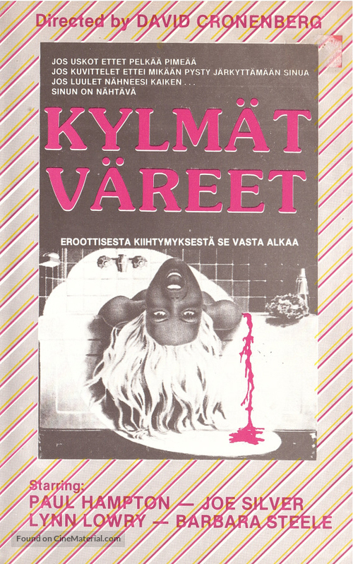 Shivers - Finnish VHS movie cover