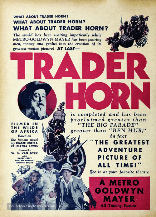 Trader Horn - poster