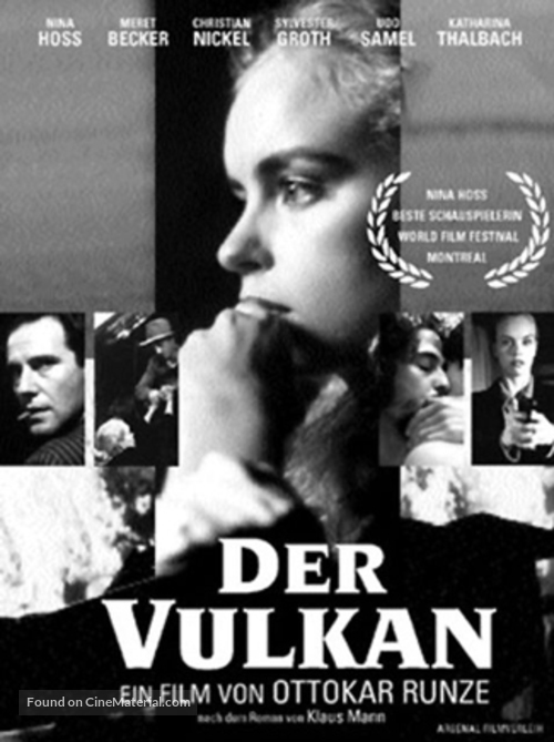 Der Vulkan - German Movie Poster