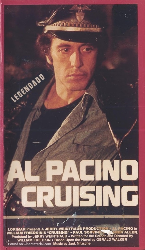 Cruising - Brazilian VHS movie cover