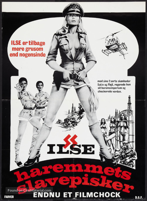 Ilsa, Harem Keeper of the Oil Sheiks - Danish Movie Poster