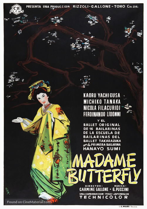 Madama Butterfly - Spanish Movie Poster